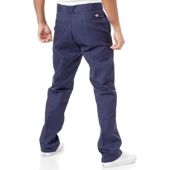 Dickies 874 Original Fit Work Pants Navy Wrinkle Resistant Durable Fabric 44x30 - Picture 4 of 16